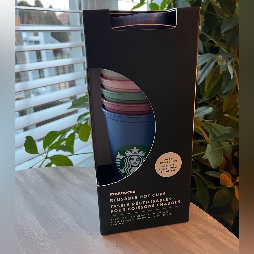 Starbucks reusable hot cups 6 pack 2023 - Picture 1 of 6